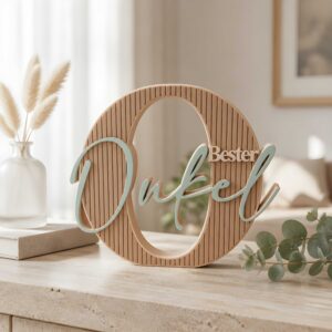 Schriftaufsteller „Bester Onkel"