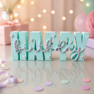 Schriftzug "Happy Birthday"