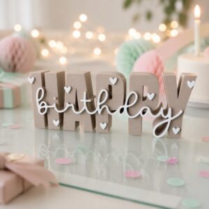 Schriftzug "Happy Birthday"